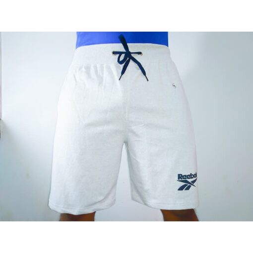 REBOOK WHITE LARGE SIZES SHORTS FOR MEN - Image 2