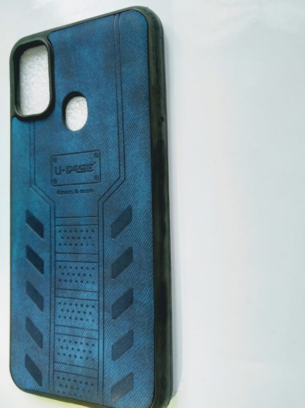 Samsung Galaxy M21/ Samsung Galaxy M30s Leather Cover Dark Blue Colour - Dark Blue Cover