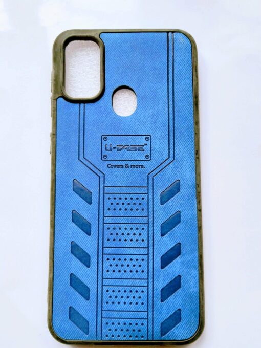 Samsung Galaxy M21/ Samsung Galaxy M30s Leather Cover Royal Blue Colour - Royal Blue Cover