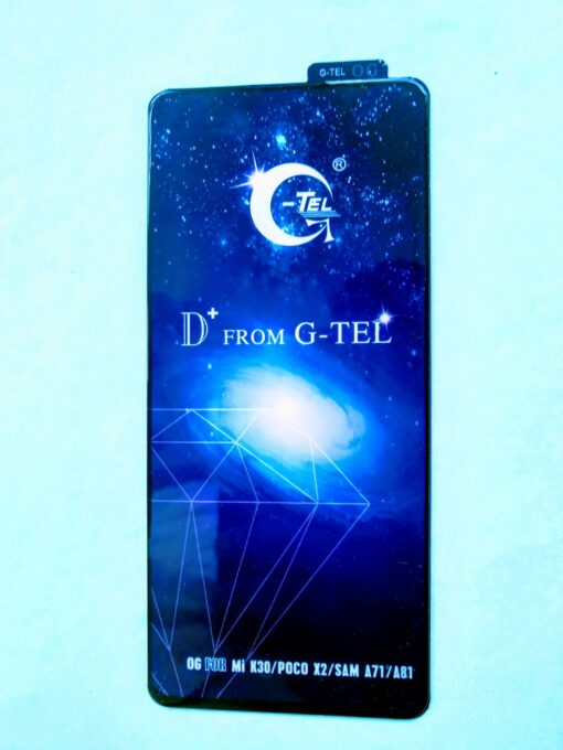 Poco X2, Redmi Note 9 Pro Max, Redmi Note 9 Pro, Poco M2 Pro, Redmi Note 9S, Redmi K30 Pro, Redmi K30, Samsung Galaxy S10 Lite, Samsung Galaxy Note 10 Lite, Samsung Galaxy A71, Samsung Galaxy A81, Samsung Galaxy A91 Edge To Edge Tempered Glass