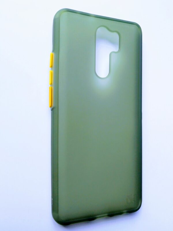 Xiaomi REDMI 9 PRIME / Poco M2 Matte Finishing Back Cover - Green Colour