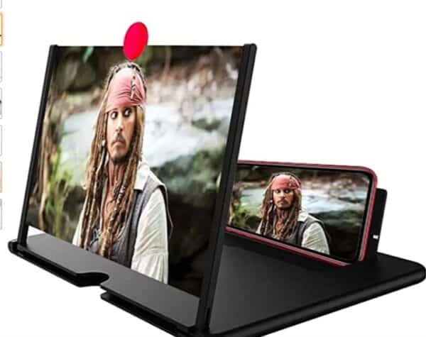 Mobile Phone 3D Video Amplifier Mobile Phone 3D Screen Magnifier Eyes Protection Enlarged Expander Support for All Smartphones Made In India