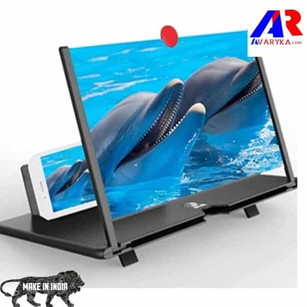 Mobile Phone 3D Video Amplifier Mobile Phone 3D Screen Magnifier Eyes Protection Enlarged Expander Support for All Smartphones Made In India
