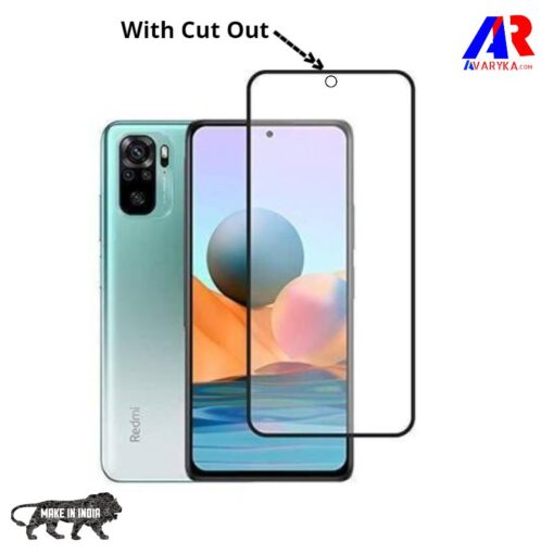 Redmi Note 10 Pro Tempered Glass Guard - Edge To Edge Premium Tempered Glass Make in India