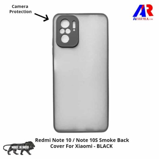 Redmi Note 10 / Note 10S Smoke Back Cover For Xiaomi - Buy Redmi Note 10 / Note 10S Back Cover Smoke Cover and Cases Online India - Premium High Quality Smoke Back Cover by Avaryka.com