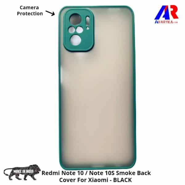 Redmi Note 10 / Note 10S Smoke Back Cover For Xiaomi (Green Colour)- Buy Redmi Note 10 / Note 10S Back Cover Smoke Cover and Cases Online India - Premium High Quality Smoke Back Cover by Avaryka.com
