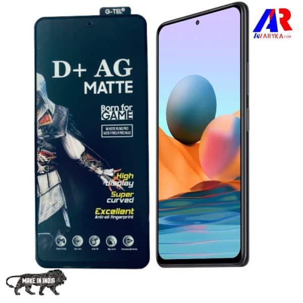 Redmi Note 10 Pro Note 10 Pro Max Matte Tempered Glass For GAMERS
