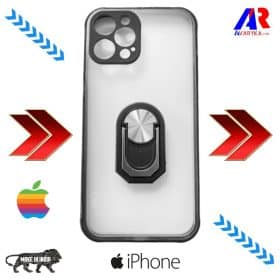 iPhone 12 Pro Back Cover With Camera Bump Protector (Black Color) | iPhone 12 pro Smoke back cover