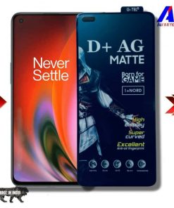 OnePlus Nord 2 Gaming Matte Tempered Glass With Camera Cut Out | Display Protection