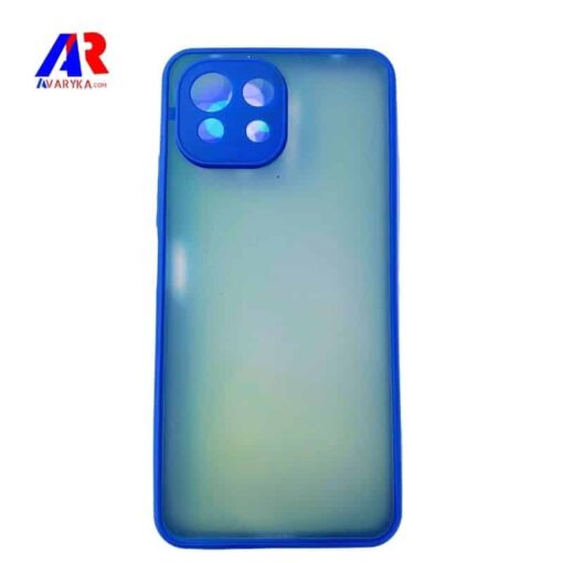 XIAOMI MI 11 LITE 5G Back Cover blue colour - XIAOMI MI 11 LITE 5G Blue Back Cover